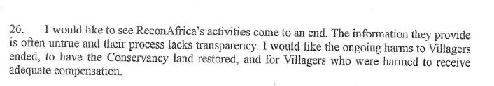 Sworn affidavit excerpt